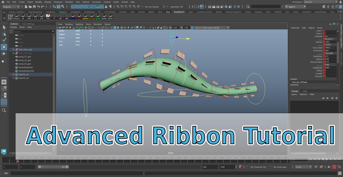 Advance Ribbon Script advancedRibbonTutorial